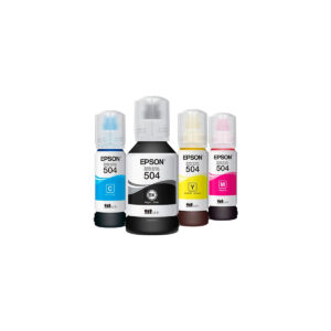 Tintas Epson T504 x4 (Negro, cian, yellow y magenta)