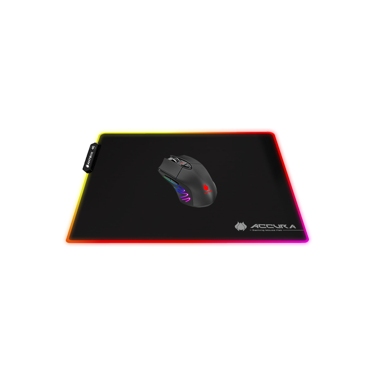 Mouse Pad Gaming Antryx Accura 33 M, RGB, 33X26CM - Imagen 3
